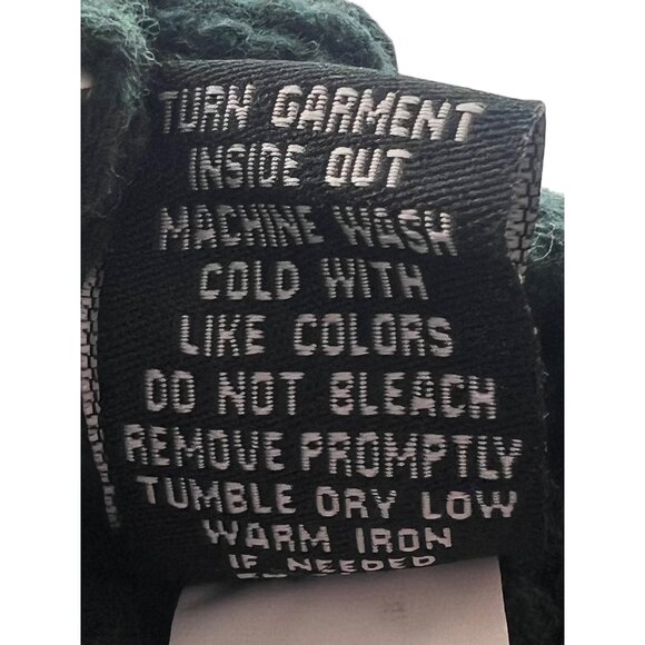 Vintage Victoria’s Secret Casual Preppy Textured Cable Knit Chunky Green Sweater - Picture 10 of 12